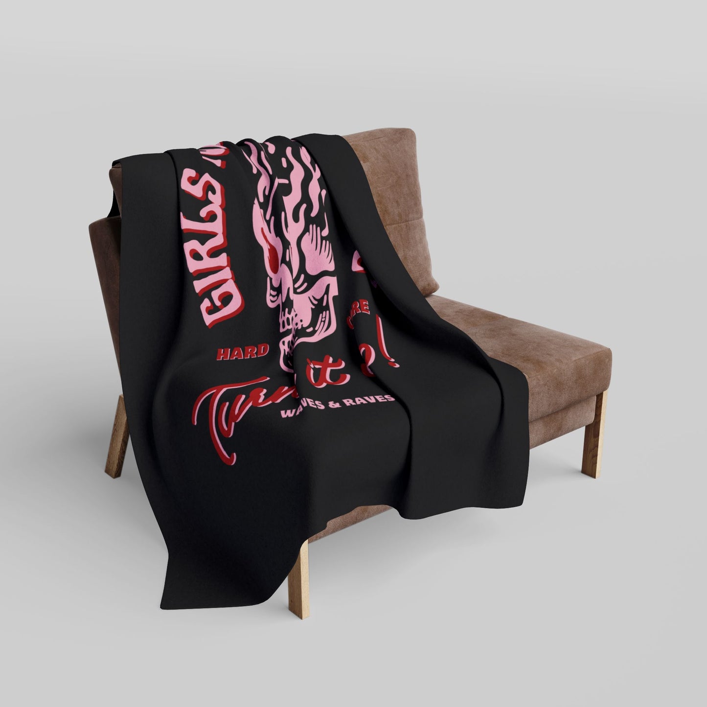 Fleece Blanket - Girls need loud music