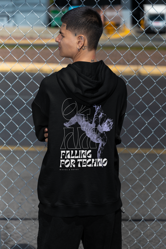 Falling for techno - Hoodie